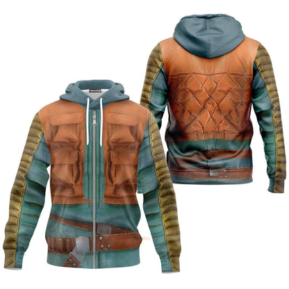  Stwa Greedo Custom Cosplay Costume Hoodie QT210296Hf