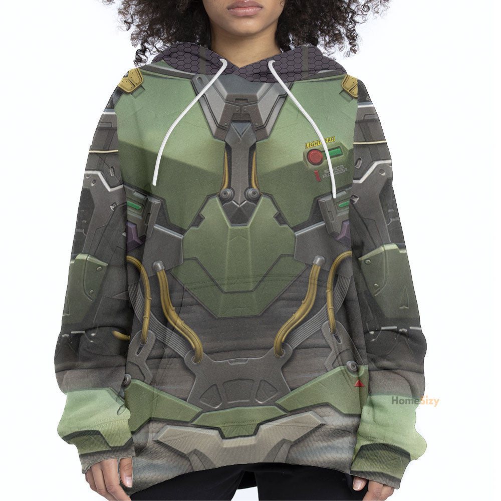 QT204228Hg Buzz Lightyear Custom Cosplay Costume Hoodie