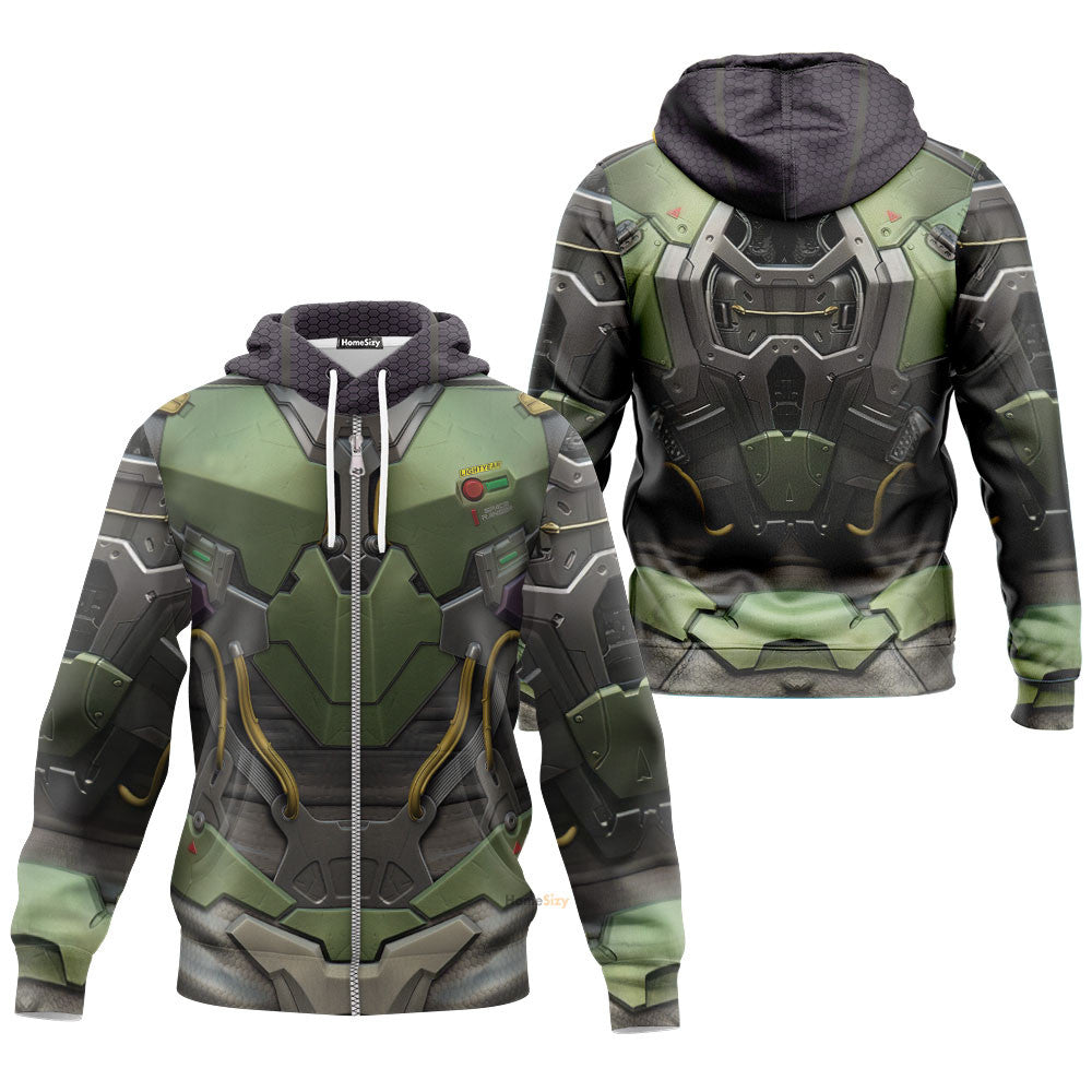 QT204228Hg Buzz Lightyear Custom Cosplay Costume Hoodie