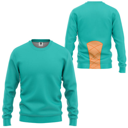  Perry The Platypus Phineas and Ferb - Cosplay Costume Hoodie QT309044