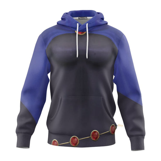  Teen Titan Raven Custom Cosplay Costume Hoodie QT204306Hf