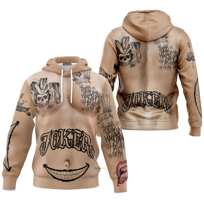 QT212119Hf Joker Custom Cosplay Costume Hoodie