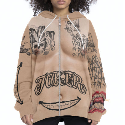 QT212119Hf Joker Custom Cosplay Costume Hoodie