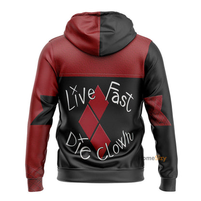  The Suicide Squad Harley Quinn Custom Cosplay Costume Tshirt Hoodie QT208345Hg