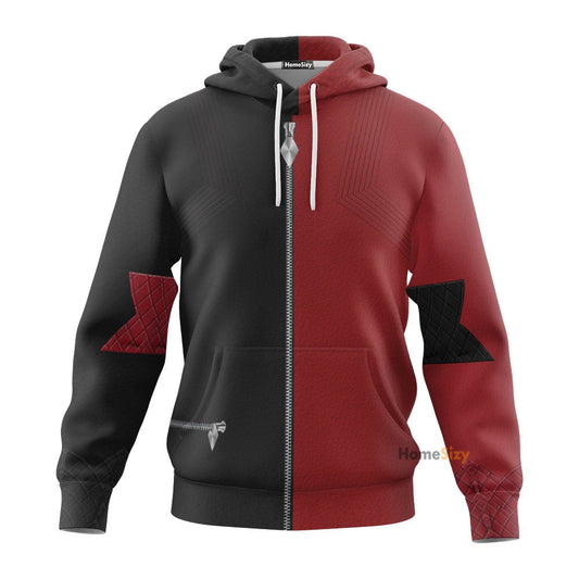  The Suicide Squad Harley Quinn Custom Cosplay Costume Tshirt Hoodie QT208345Hg