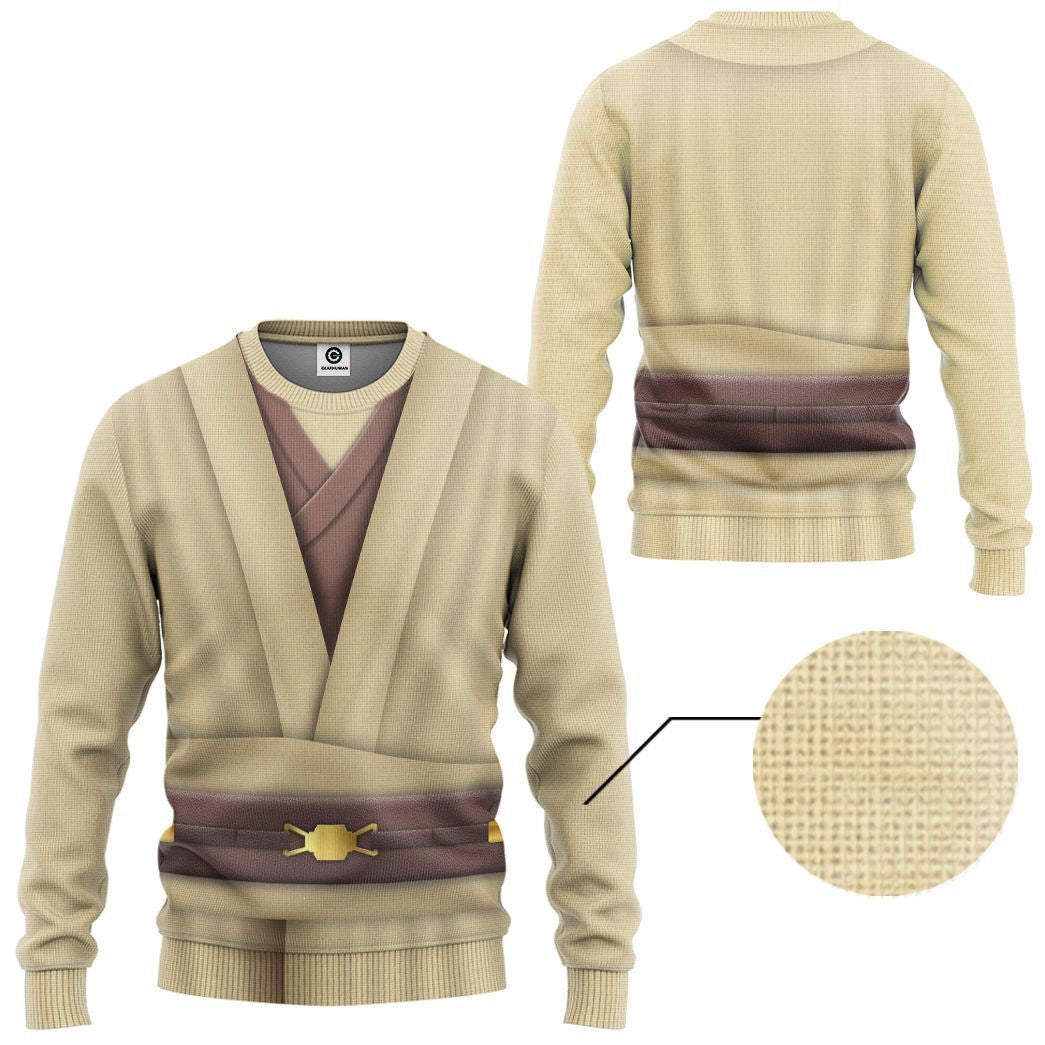  Stwa Obi Wan Kenobi Set Custom Cosplay Costume Tshirt Hoodie QT205034Hd