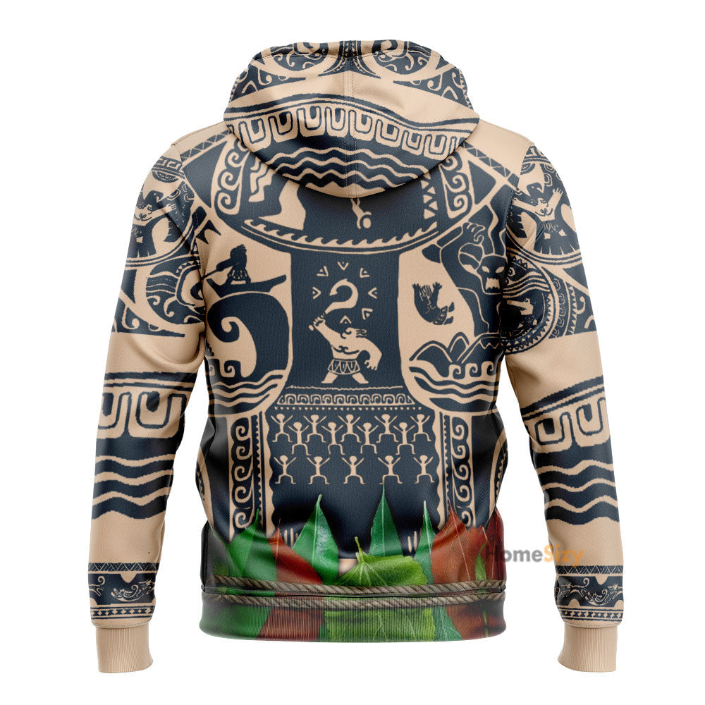 QT209186Td Moana Custom Cosplay Costume Hoodie