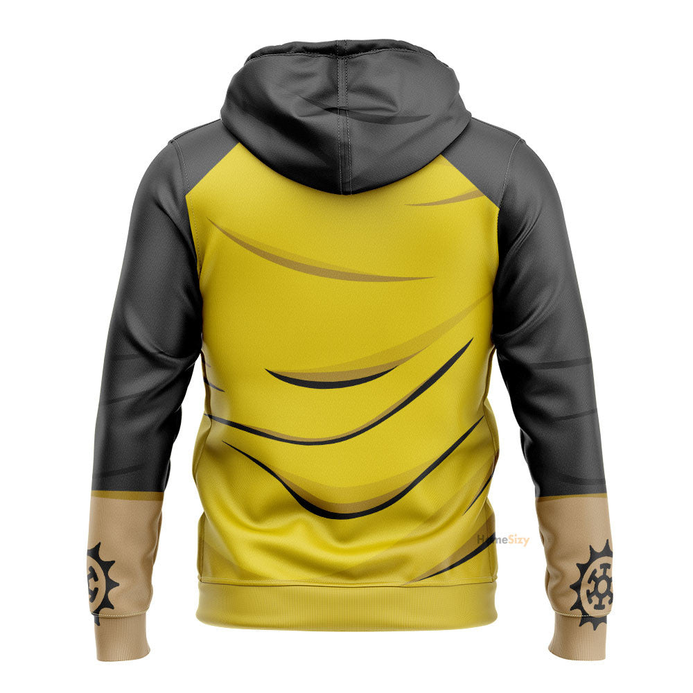  OnPi Trafalgar D.Water Law Custom Cosplay Costume Hoodie Tshirt QT207369Hf