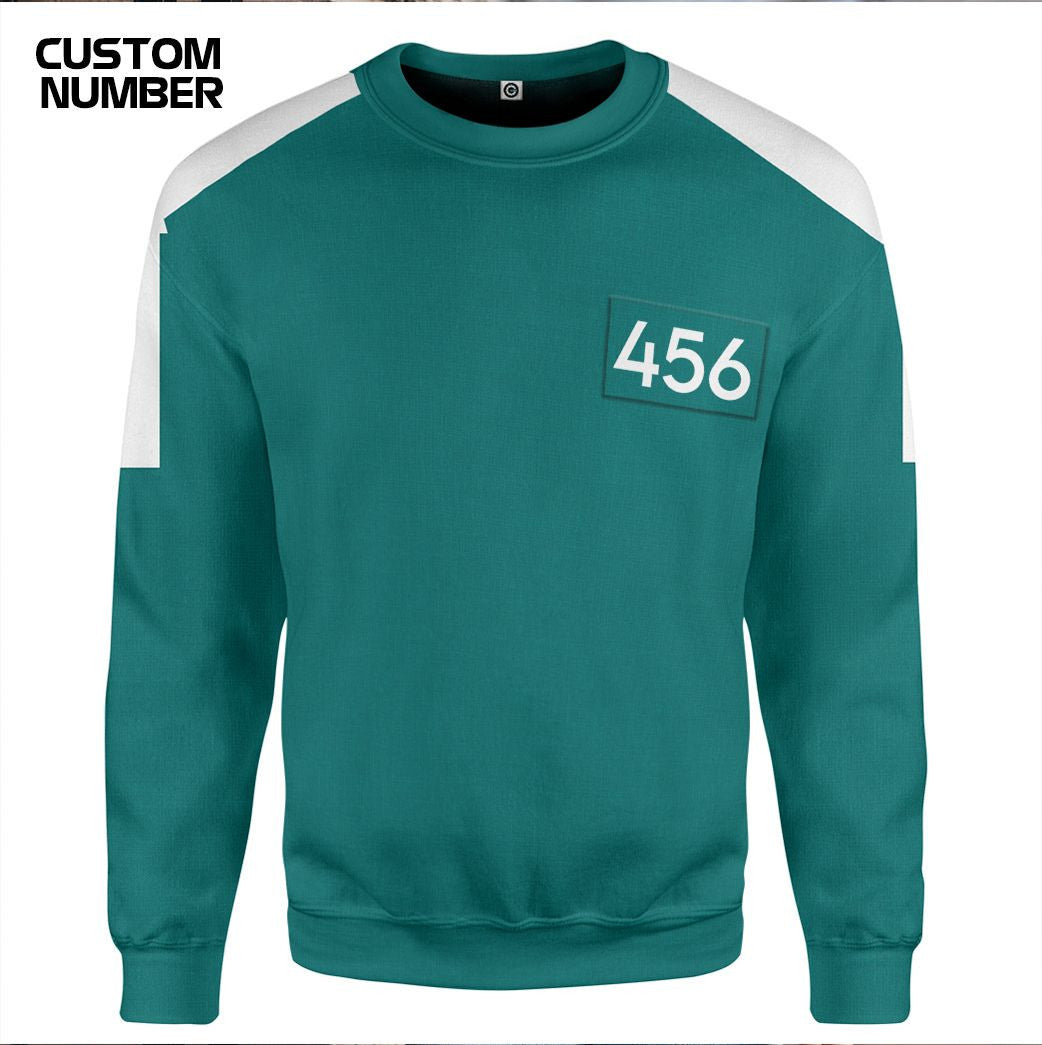 Squid Game Players Number - Cosplay Costume Hoodie QT309555