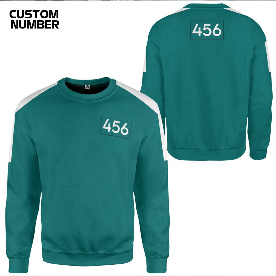 Squid Game Players Number - Cosplay Costume Hoodie QT309555