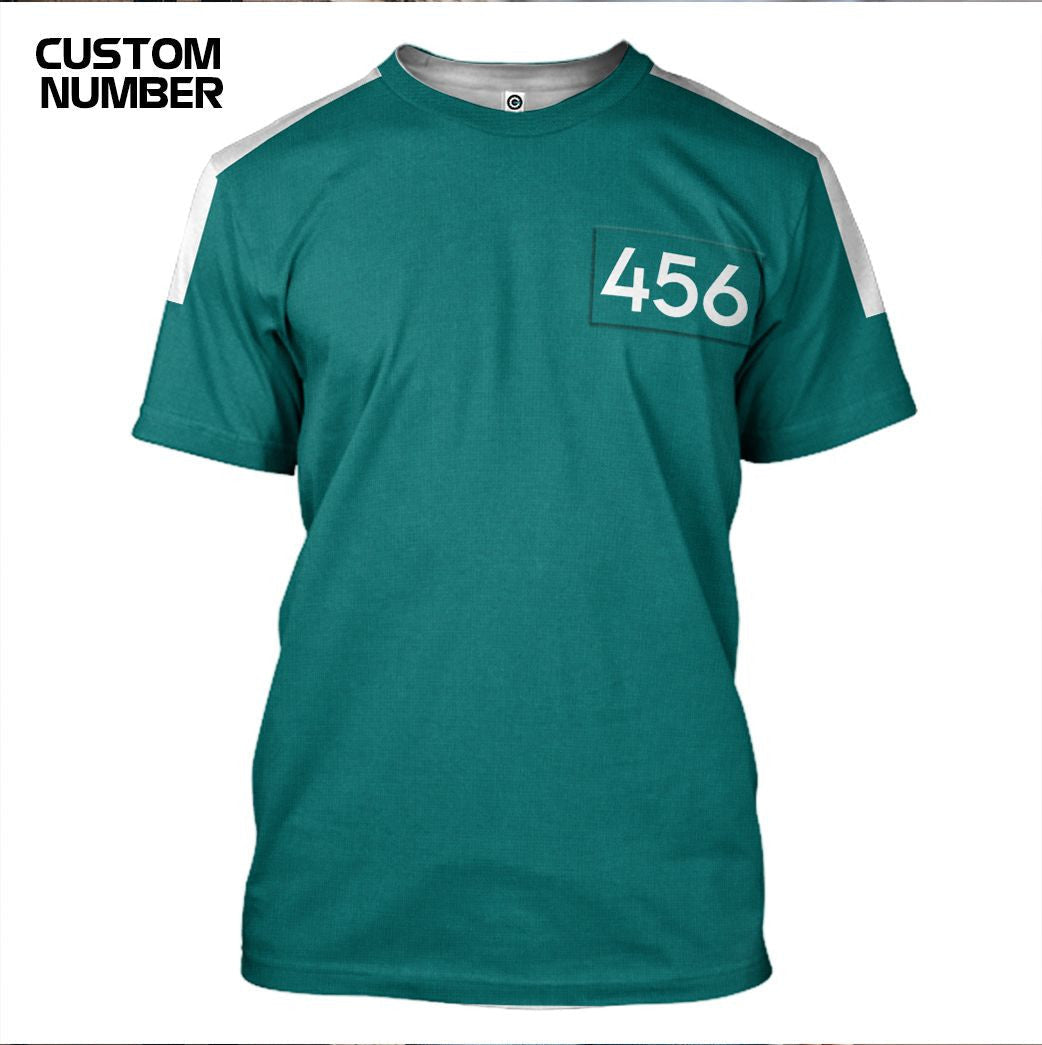 Squid Game Players Number - Cosplay Costume Hoodie QT309555