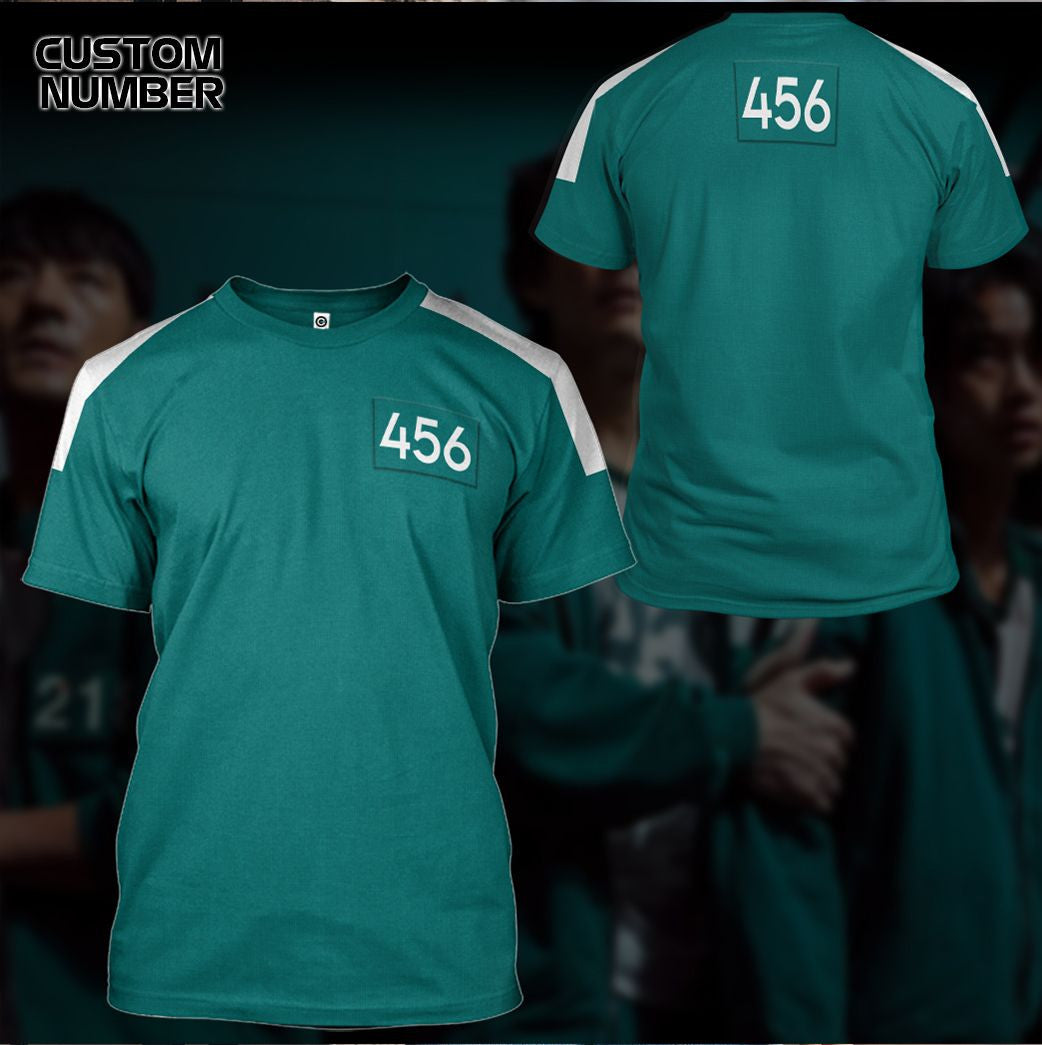 Squid Game Players Number - Cosplay Costume Hoodie QT309555