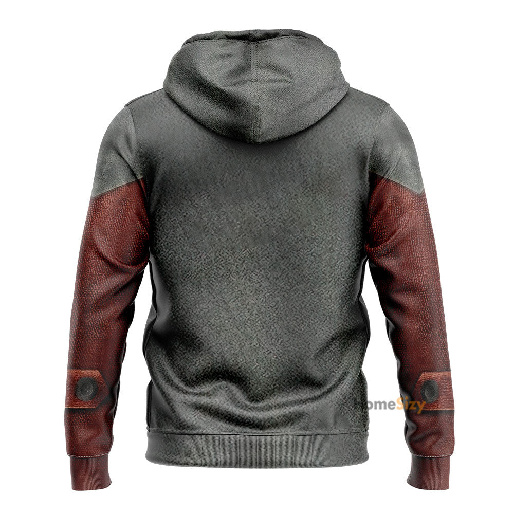 Frodo Baggins Lord Of The Rings Custom Cosplay Costume Tshirt Zip Hoodie Sweatshirt QT210312Hf