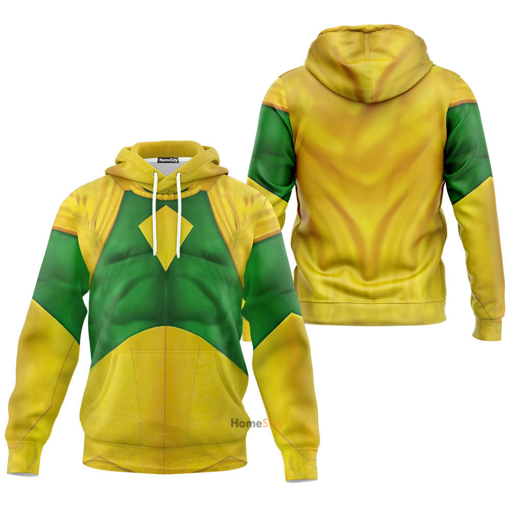  Marvel Vision Comic Suit Custom Cosplay Costume Tshirt Hoodie QT208549Hf