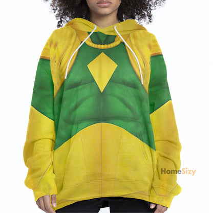  Marvel Vision Comic Suit Custom Cosplay Costume Tshirt Hoodie QT208549Hf