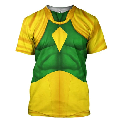  Marvel Vision Comic Suit Custom Cosplay Costume Tshirt Hoodie QT208549Hf