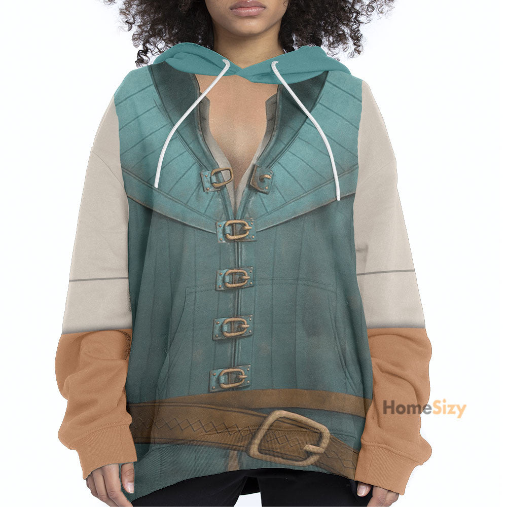  Flynn Rider Prince Rapunzel Custom Cosplay Costume Tshirt Hoodie QT206350Hc