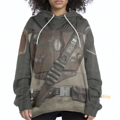 Star War The Mandalorian Custom Cosplay Costume Hoodie QT303315Hf