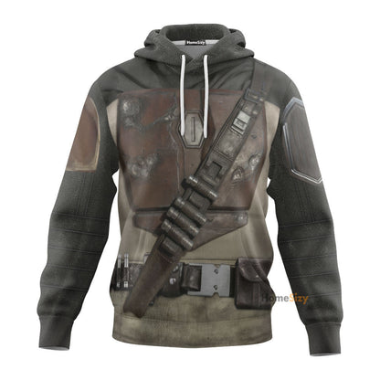 Star War The Mandalorian Custom Cosplay Costume Hoodie QT303315Hf