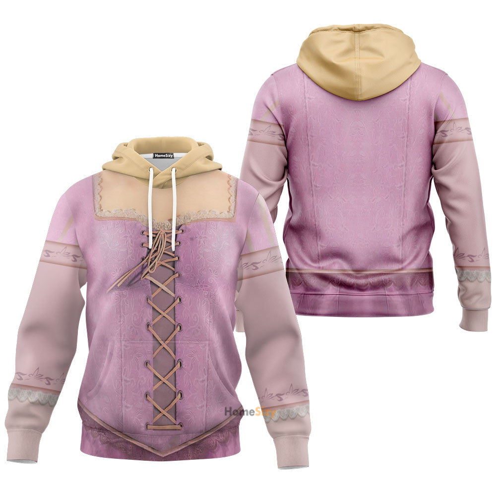  Rapunzel Princess Custom Cosplay Costume Tshirt Hoodie QT208571Hf