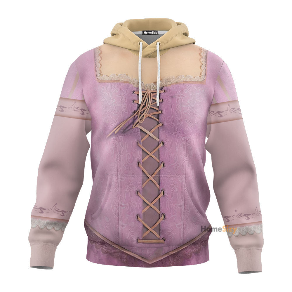 Rapunzel Princess Custom Cosplay Costume Tshirt Hoodie QT208571Hf