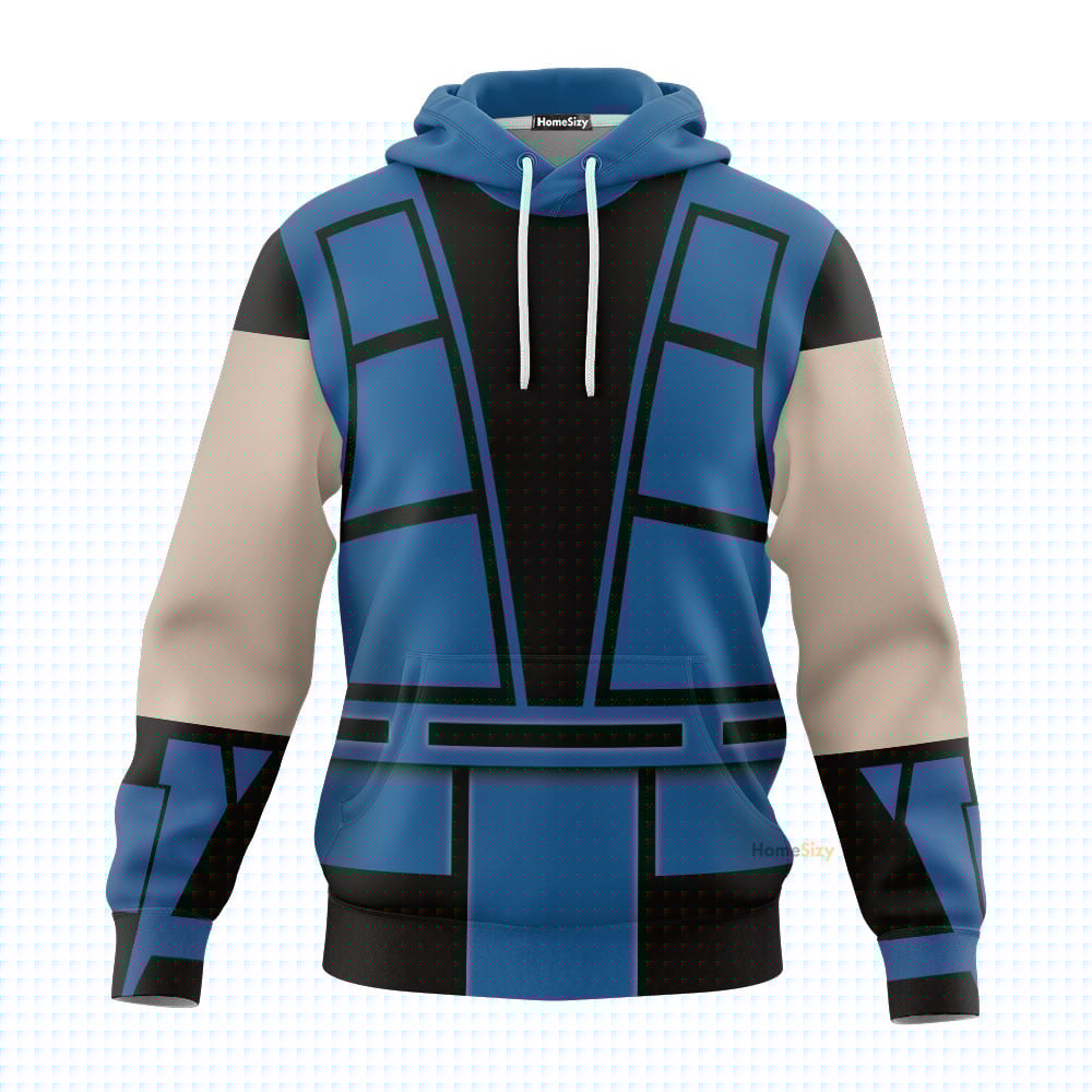 Cosplay Sub-Zero Mortal Kombat Custom Hoodie QT210626Hf