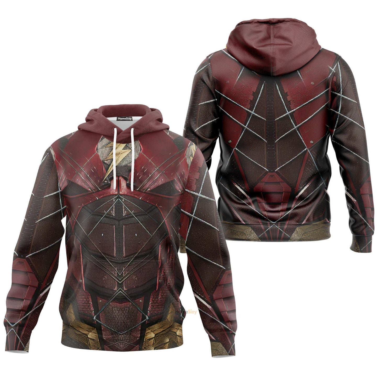  DC The Flash Suit Custom Cosplay Costume Hoodie QT206194Hf