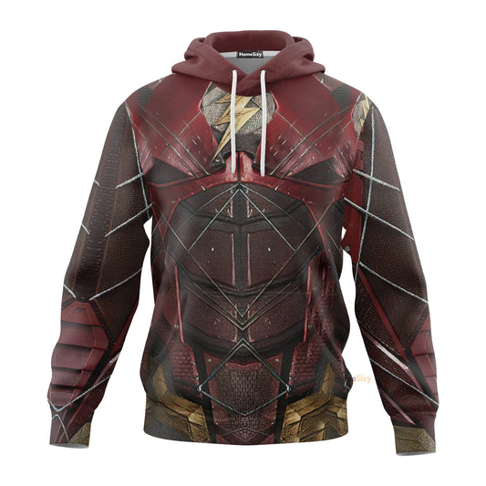  DC The Flash Suit Custom Cosplay Costume Hoodie QT206194Hf