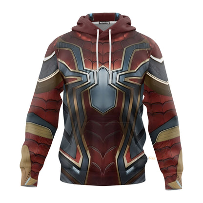  Spiderman Iron Spider Custom Cosplay Costume Hoodie QT211541Hg