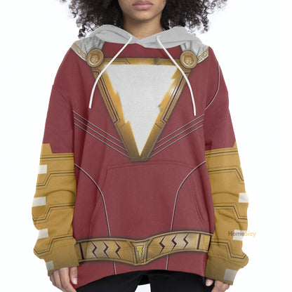 Shazam Custom Cosplay Costume Hoodies QT208266Hf
