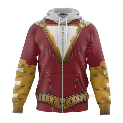Shazam Custom Cosplay Costume Hoodies QT208266Hf