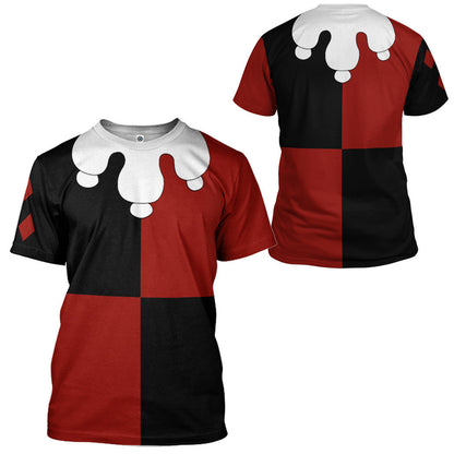  Harley Quinn Animated TV Show Custom Cosplay Costume Hoodie QT210637Tf