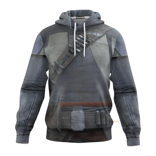  Stwa Boba Fett Custom Cosplay Costume Hoodie QT210344Hf