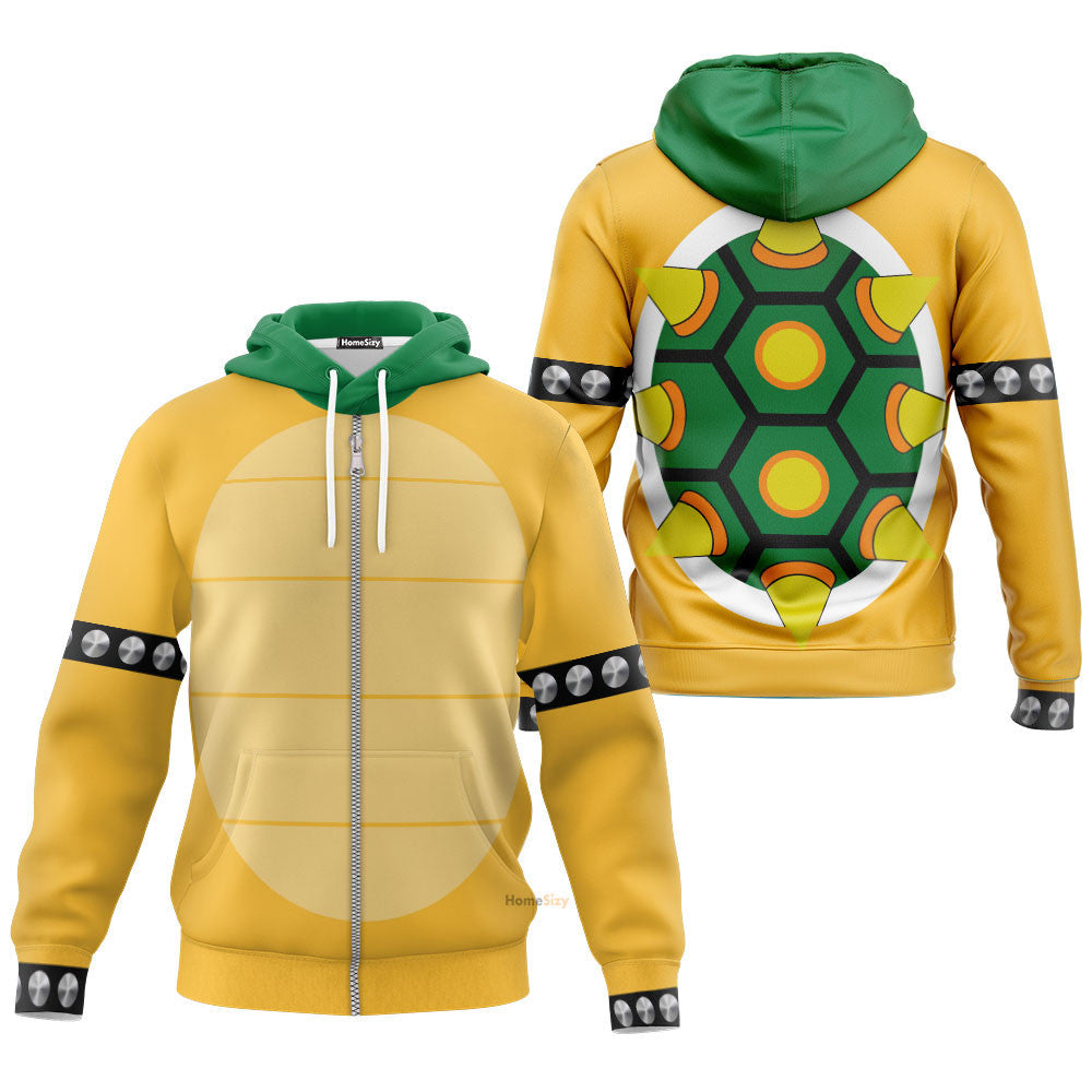  Bowser Loiku Custom Cosplay Costume Hoodie QT207224