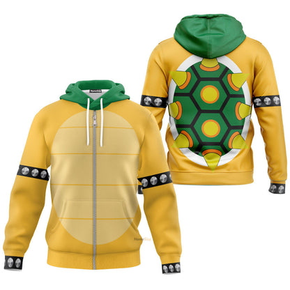  Bowser Loiku Custom Cosplay Costume Hoodie QT207224