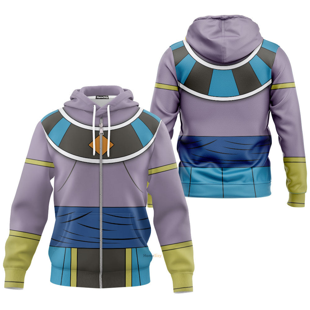 Beerus God Jesus Of Destruction DrBa Custom Cosplay Costume Hoodie QT204160Hc