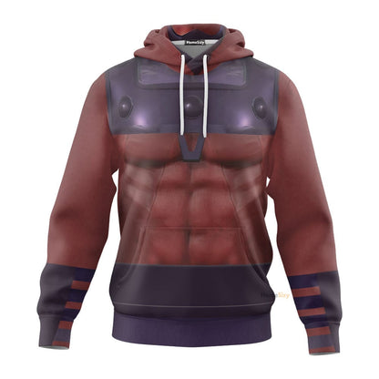  XM Magneto Custom Cosplay Costume Hoodie QT209533Hf