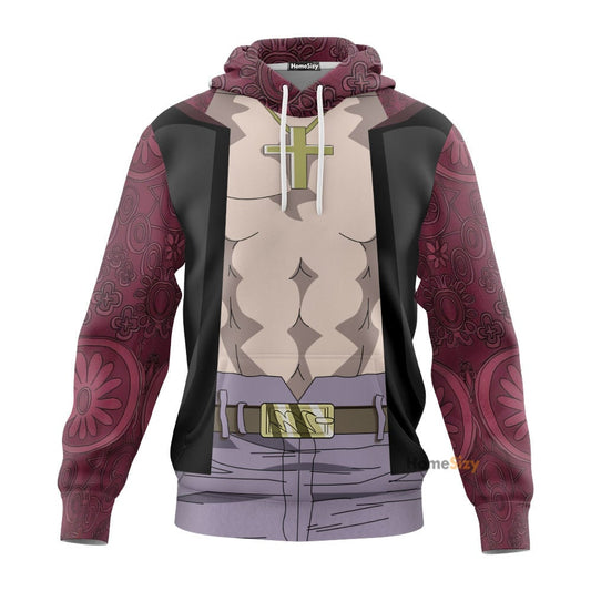  Shichibukai Mihawk OnPi Custom Cosplay Costume Tshirt Hoodie QT305008Hf