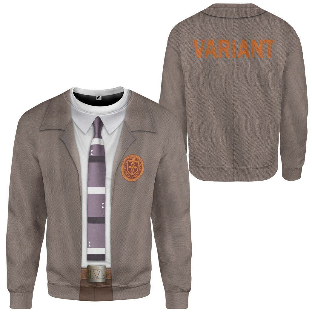  Loki TVA Variant Outfit Custom Cosplay Costume Tshirt Hoodie QT210019Hc