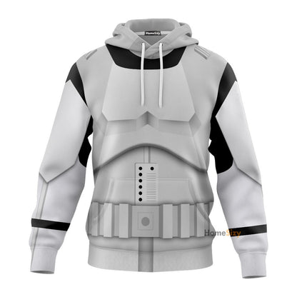  Stwa Stormtrooper Custom Cosplay Costume Tshirt Hoodie QT205331Hg