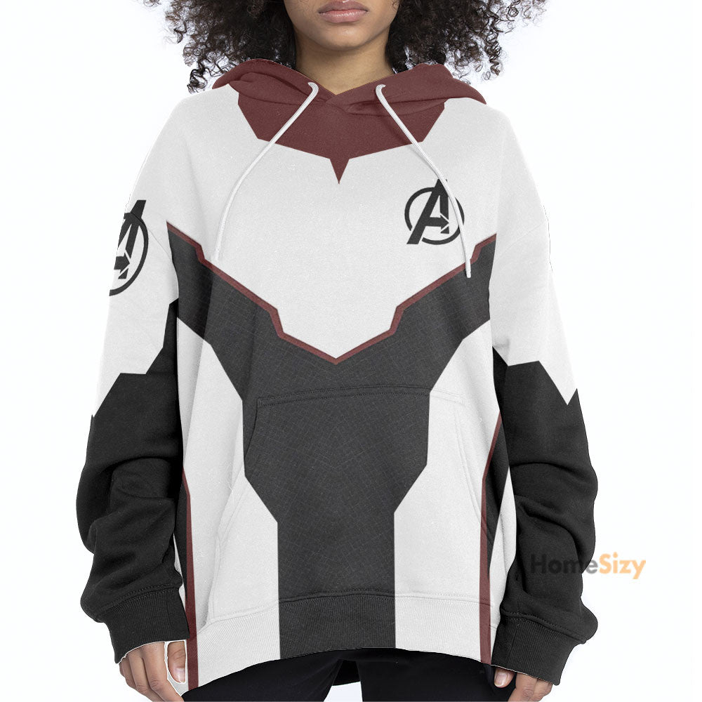 Red End Game Custom Cosplay Costume Tshirt Zip Hoodie Sweatshirt Shorts QT210335Hf