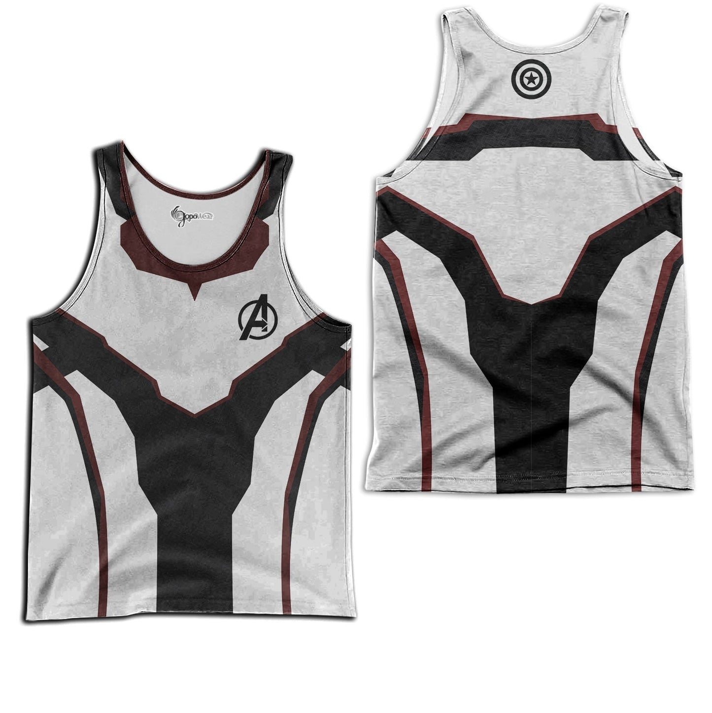 Red End Game Custom Cosplay Costume Tshirt Zip Hoodie Sweatshirt Shorts QT210335Hf