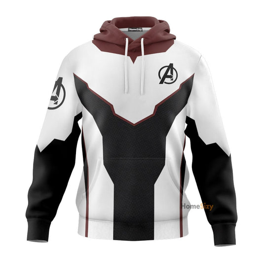 Red End Game Custom Cosplay Costume Tshirt Zip Hoodie Sweatshirt Shorts QT210335Hf