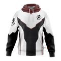 Red End Game Custom Cosplay Costume Tshirt Zip Hoodie Sweatshirt Shorts QT210335Hf