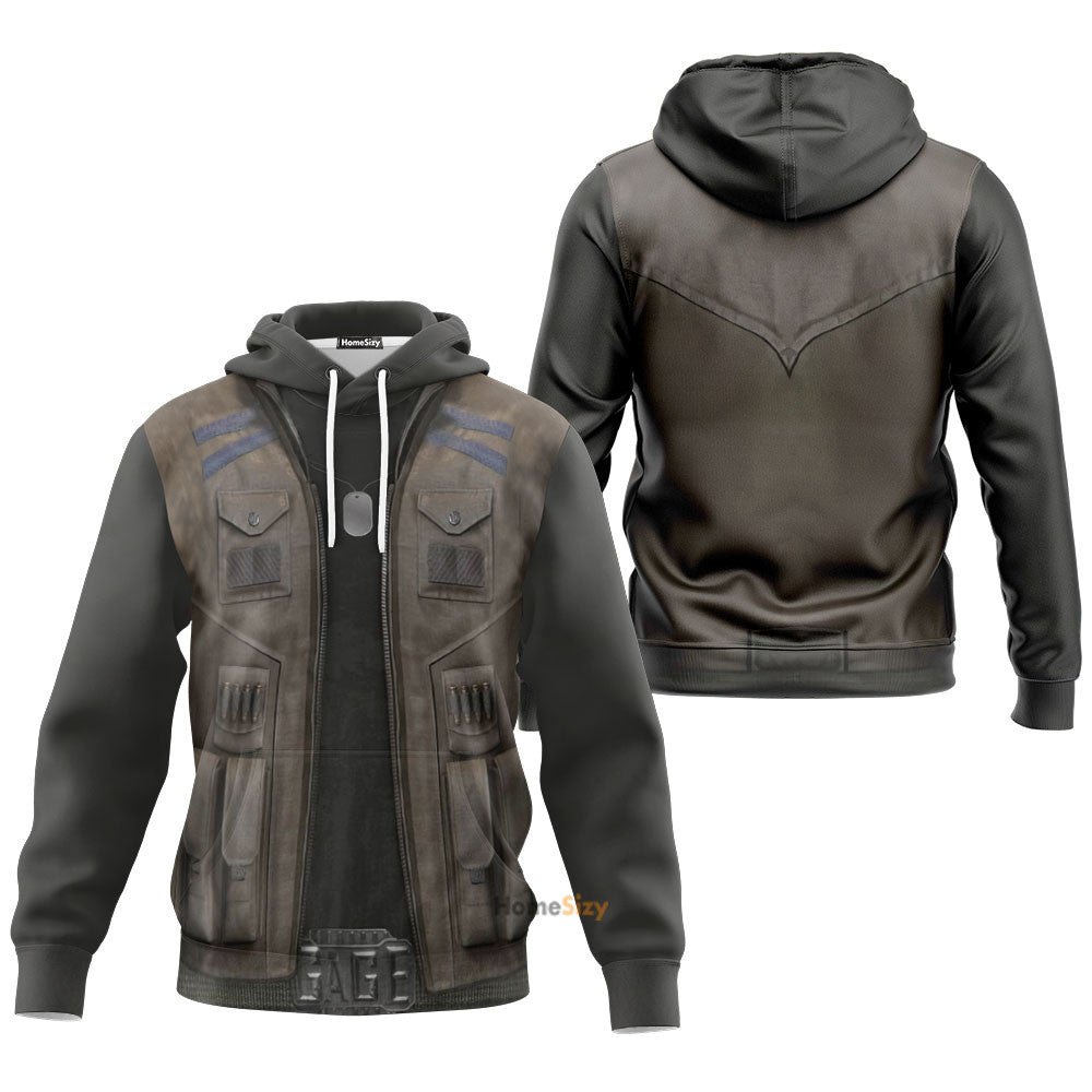 Mortal Kombat Johnny Cage - Cosplay Costume Hoodie QT209206