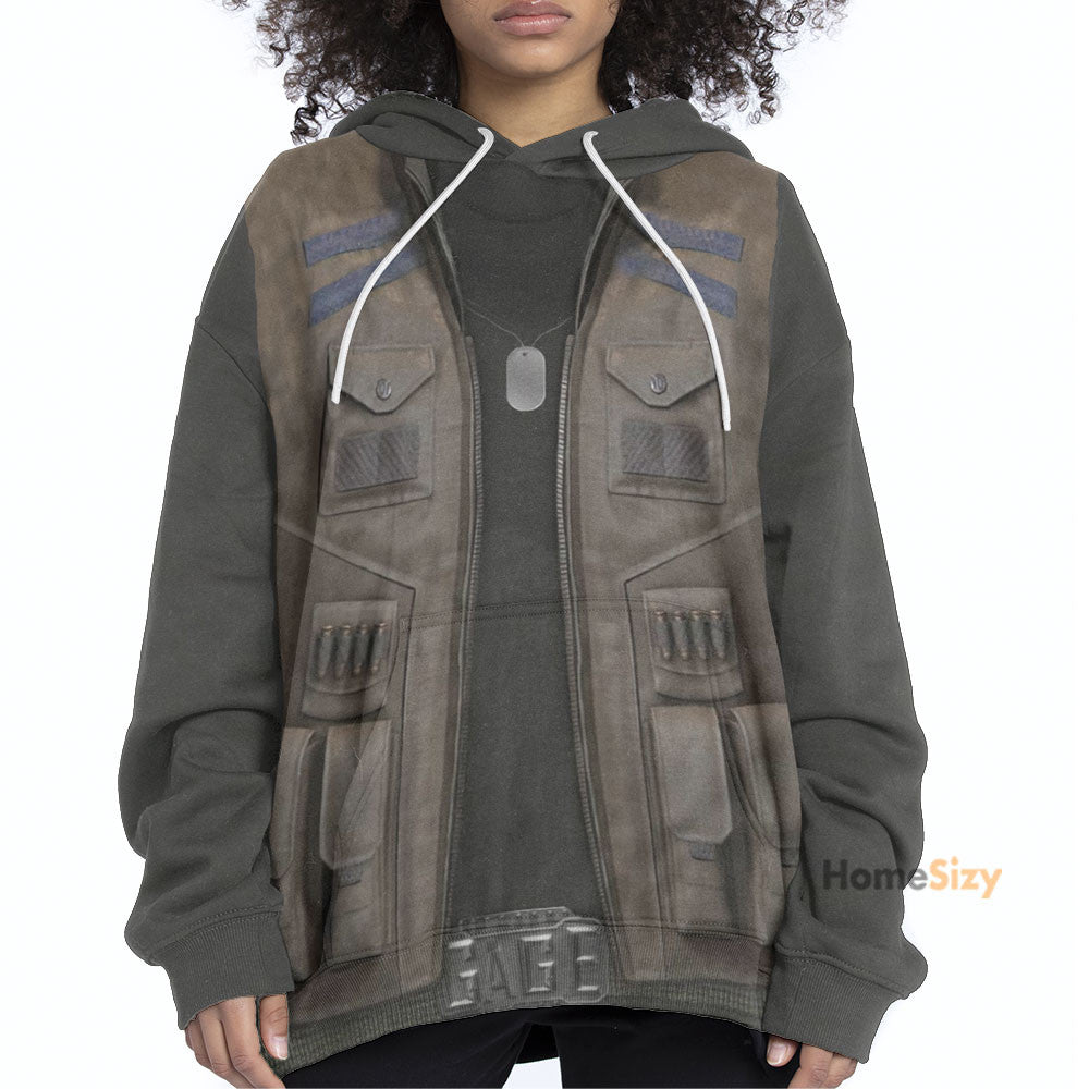 Mortal Kombat Johnny Cage - Cosplay Costume Hoodie QT209206