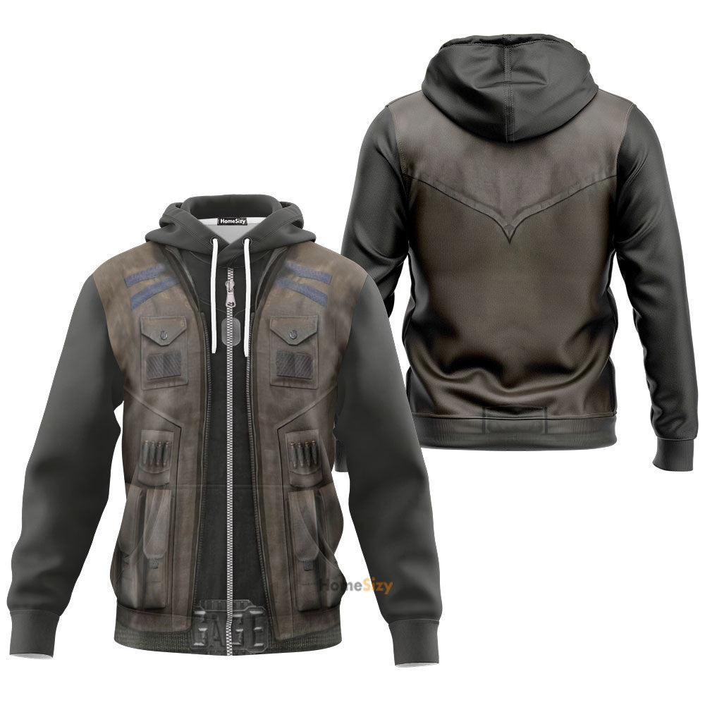 Mortal Kombat Johnny Cage - Cosplay Costume Hoodie QT209206