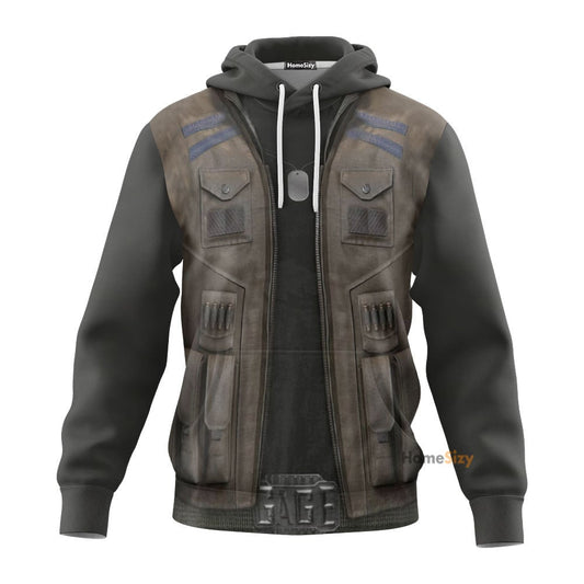 Mortal Kombat Johnny Cage - Cosplay Costume Hoodie QT209206