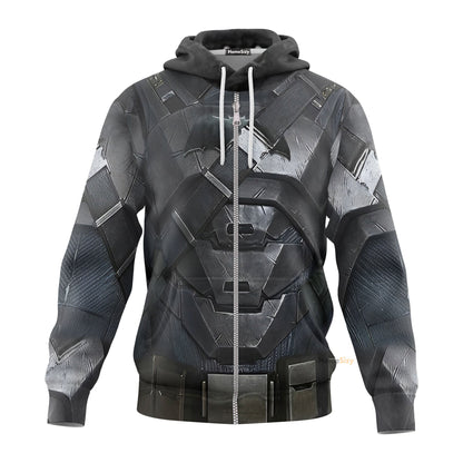  DC Batman's Bulky Power Suit Custom Cosplay Costume Hoodie QT302035Hf
