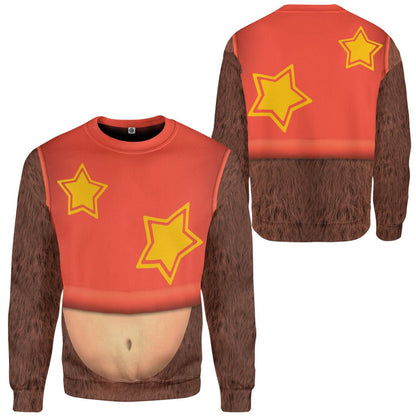 QT205060Hc Diddy Kong Custom Cosplay Costume Tshirt Hoodie